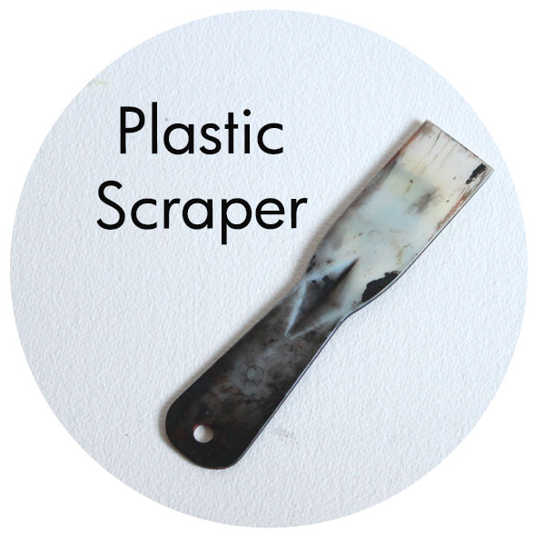 Art Supplies: Plastic Scraper