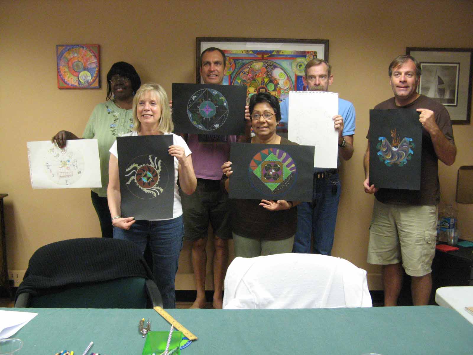 Mandala workshop at CAMP for Health 3/2009