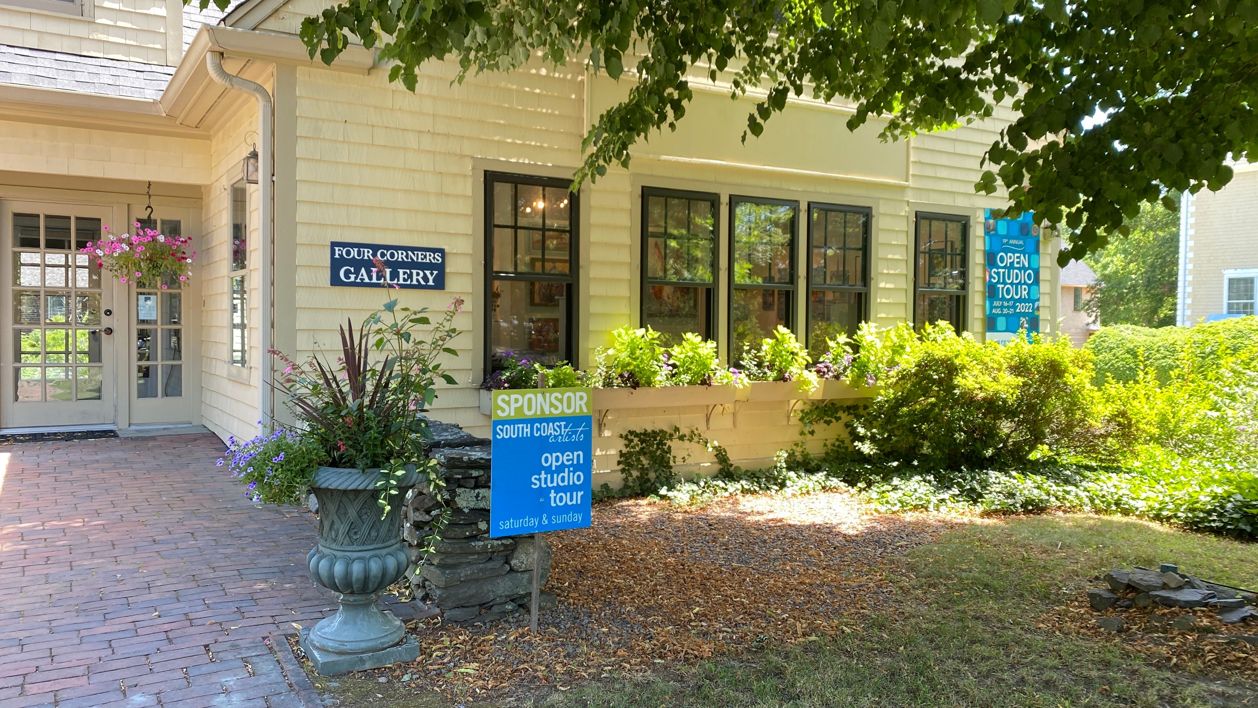 Four Corners Gallery located in scenic Tiverton Four Corners features