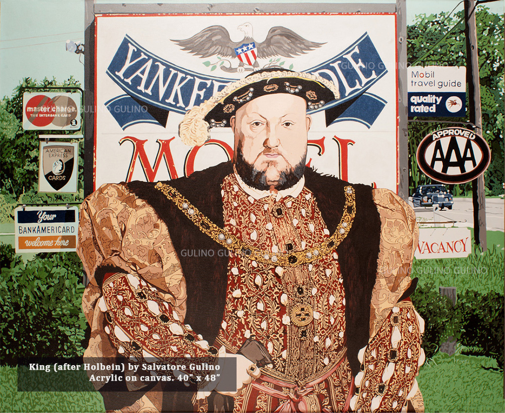 King (after Holbein) by Salvatore Gulino
