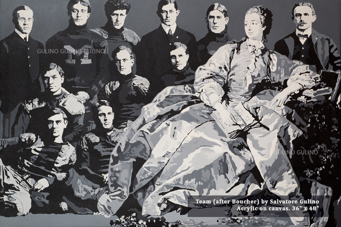 Team (after Boucher) by Salvatore Gulino