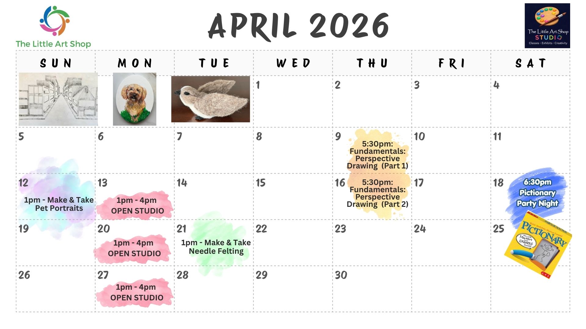 Calendar - April 2026
