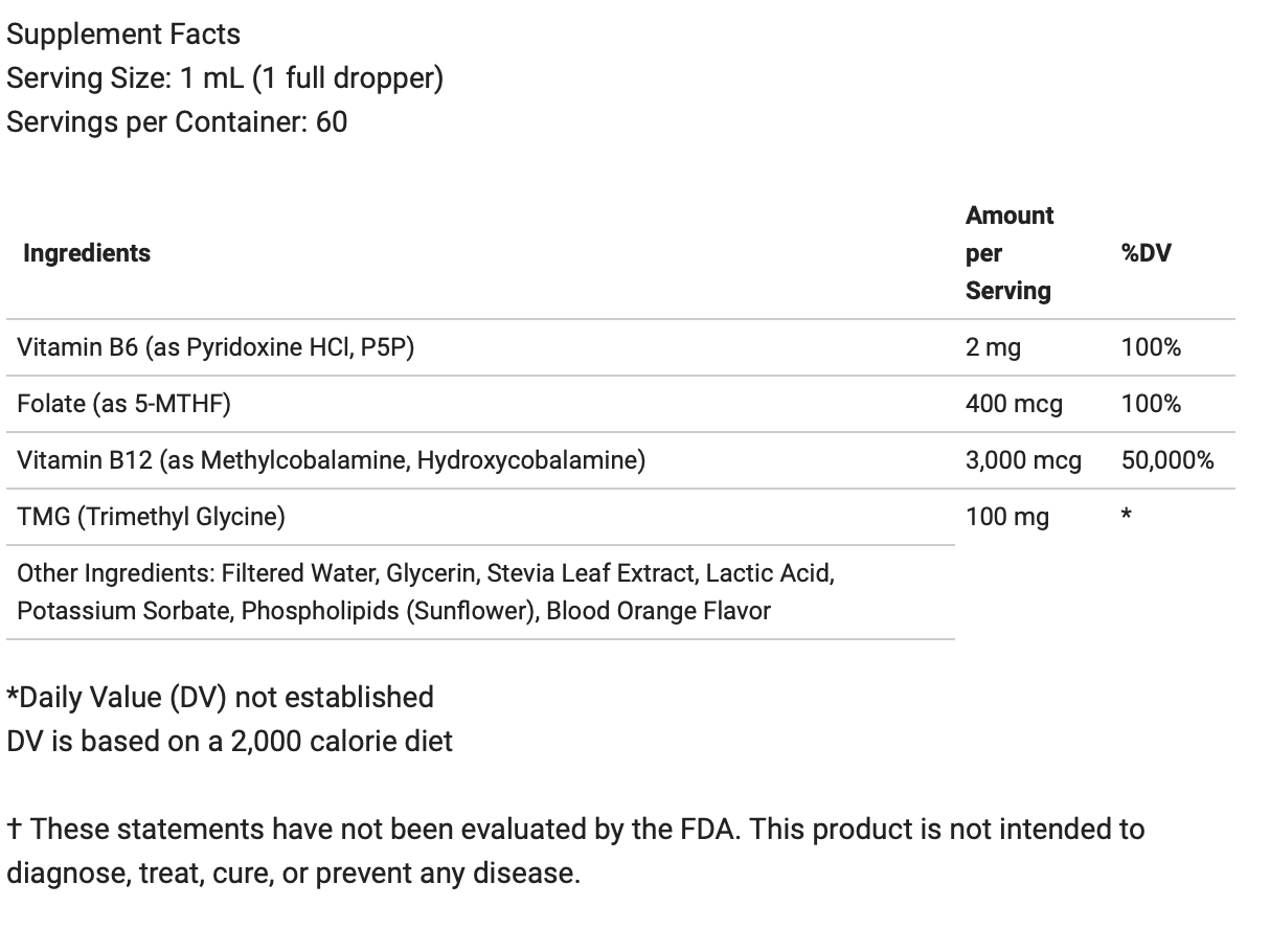 Liquid B12 PLUS Essentials Ask Joe DiMatteo