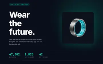 Halo AI Wearable Waitlist