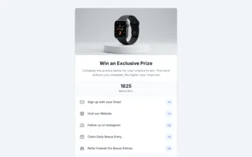 Classic Multi-Action Giveaway Template