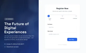 Multi-Step Registration Form