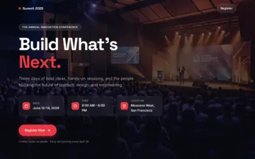 Event Registration Page
