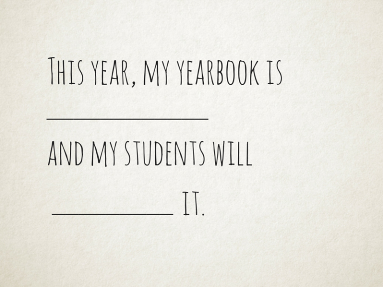 Interactive Yearbook Design Use a FillIntheBlanks Feature to Make