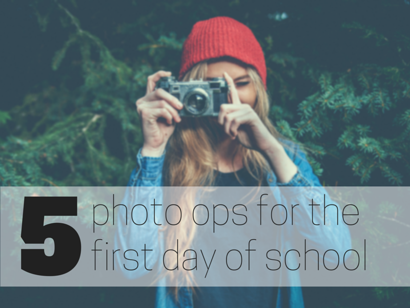 The 5 Best Photo Ops on the First Day of School