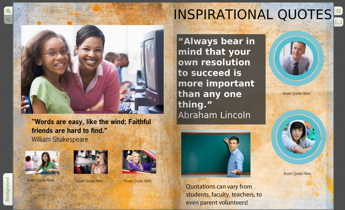 words to remember create a quotation page for your yearbook