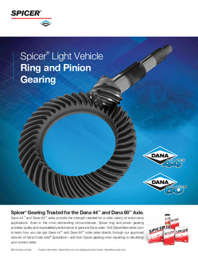 Spicer Parts for High-Performance Applications | Spicer Parts