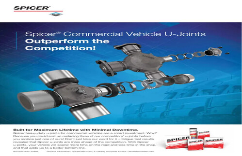 Spicer® Commercial Vehicle U-Joints - Driveshaft Spicer Parts