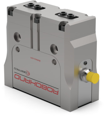 Destaco’s DPE Series of electric parallel grippers feature plug & play operation, no programming tuning or adjusting.