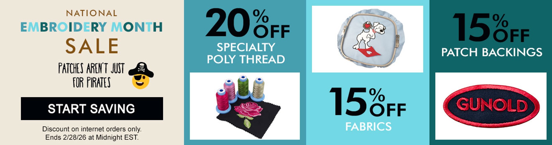 National Embroidery Month