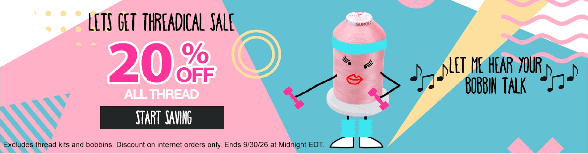 Lets Get Threadical Sale