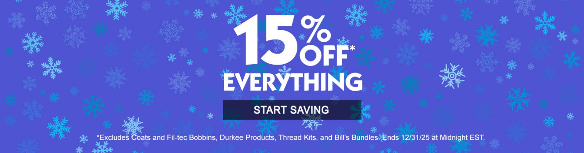 15% Off Everything