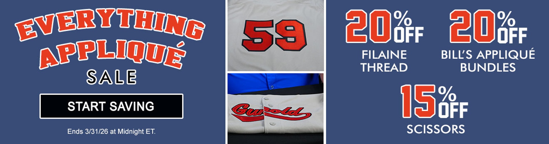 Everything Applique Sale