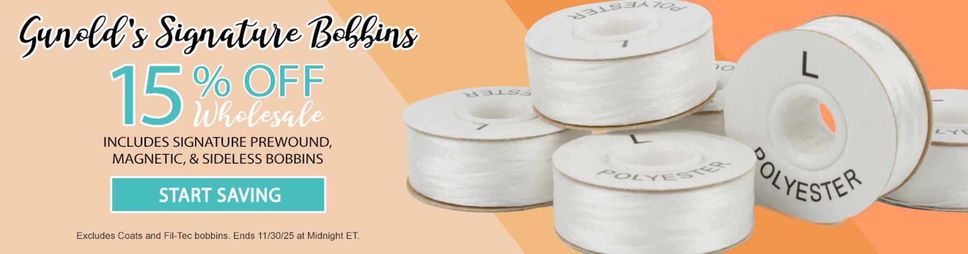 Signature Bobbins Sale