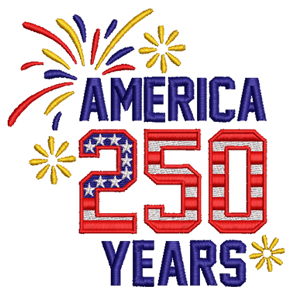America 250 Years (4 in. x 4 in.)