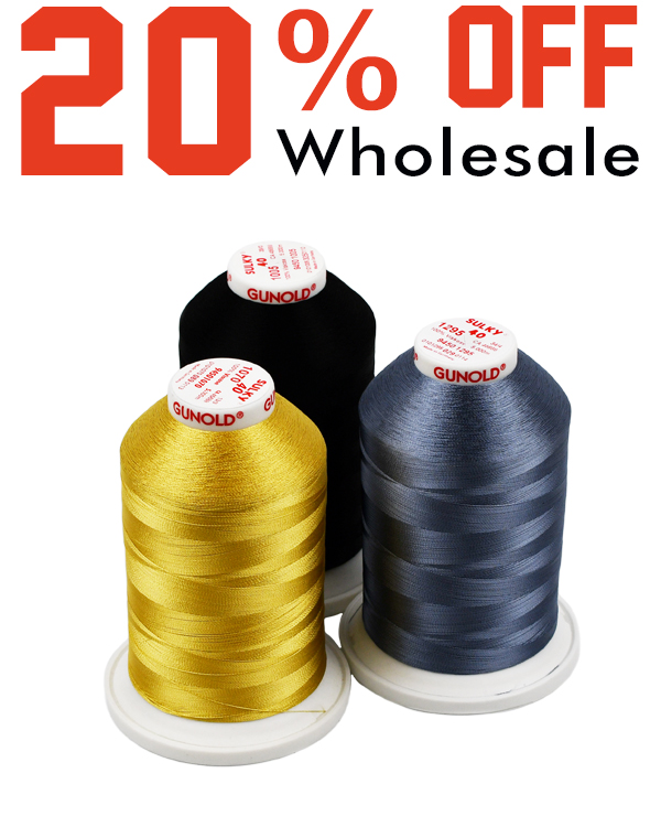 20% Off Rayon Thread Thread