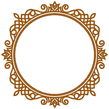 circle monogram