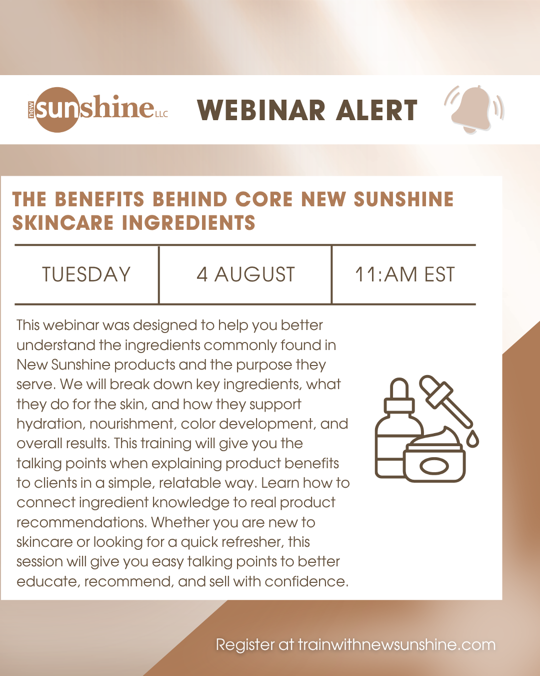 The Benefits Behind Core New Sunshine Skincare Ingredients