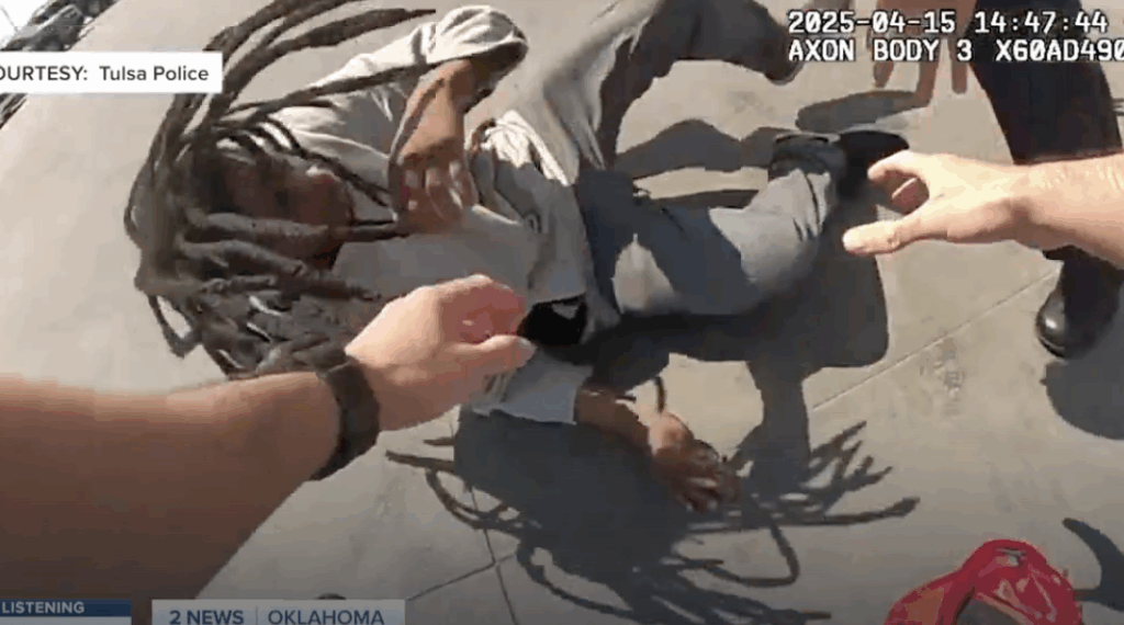Oklahoma Black Man Hit By Patrol Car During Jaywalking Arrest, and That’s Not Even the Most Infuriating Part