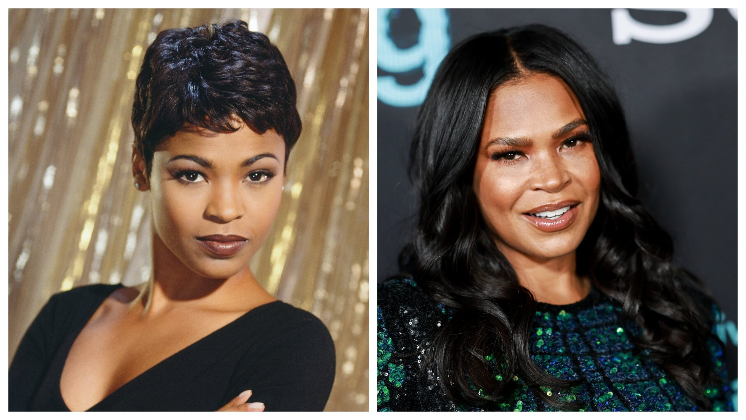 Nia Long, 1995; Nia Long, 2023. Photo: Getty Images NBCU Photo Bank; Matt Winkelmeyer