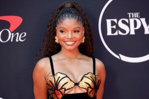 Halle Bailey Shares Adorable Photo of Baby Halo Eating Lunch