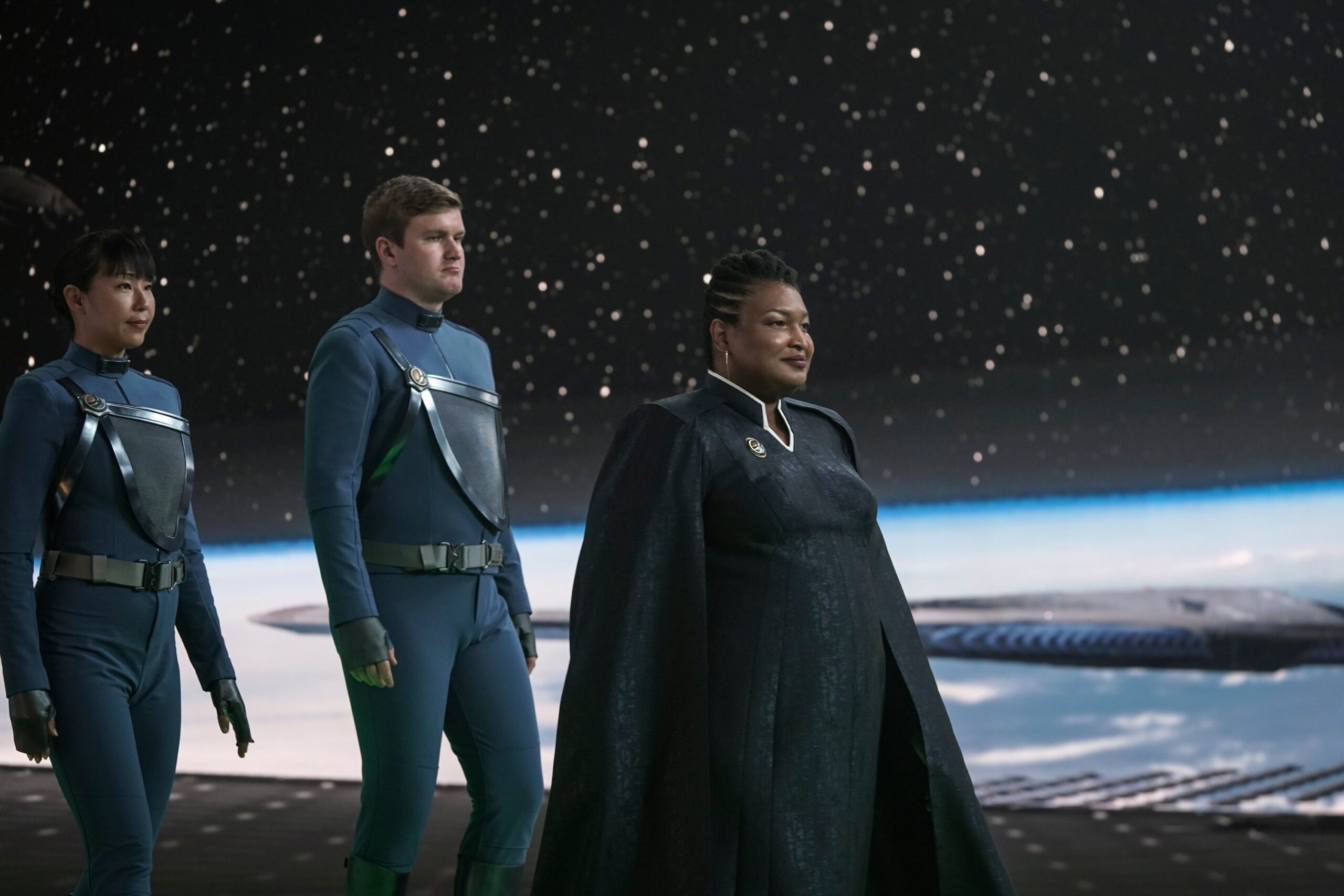 Pictured: Stacey Abrams as United Earth President of the Paramount+ original series STAR TREK: DISCOVERY. Photo: Marni Grossman/Paramount+