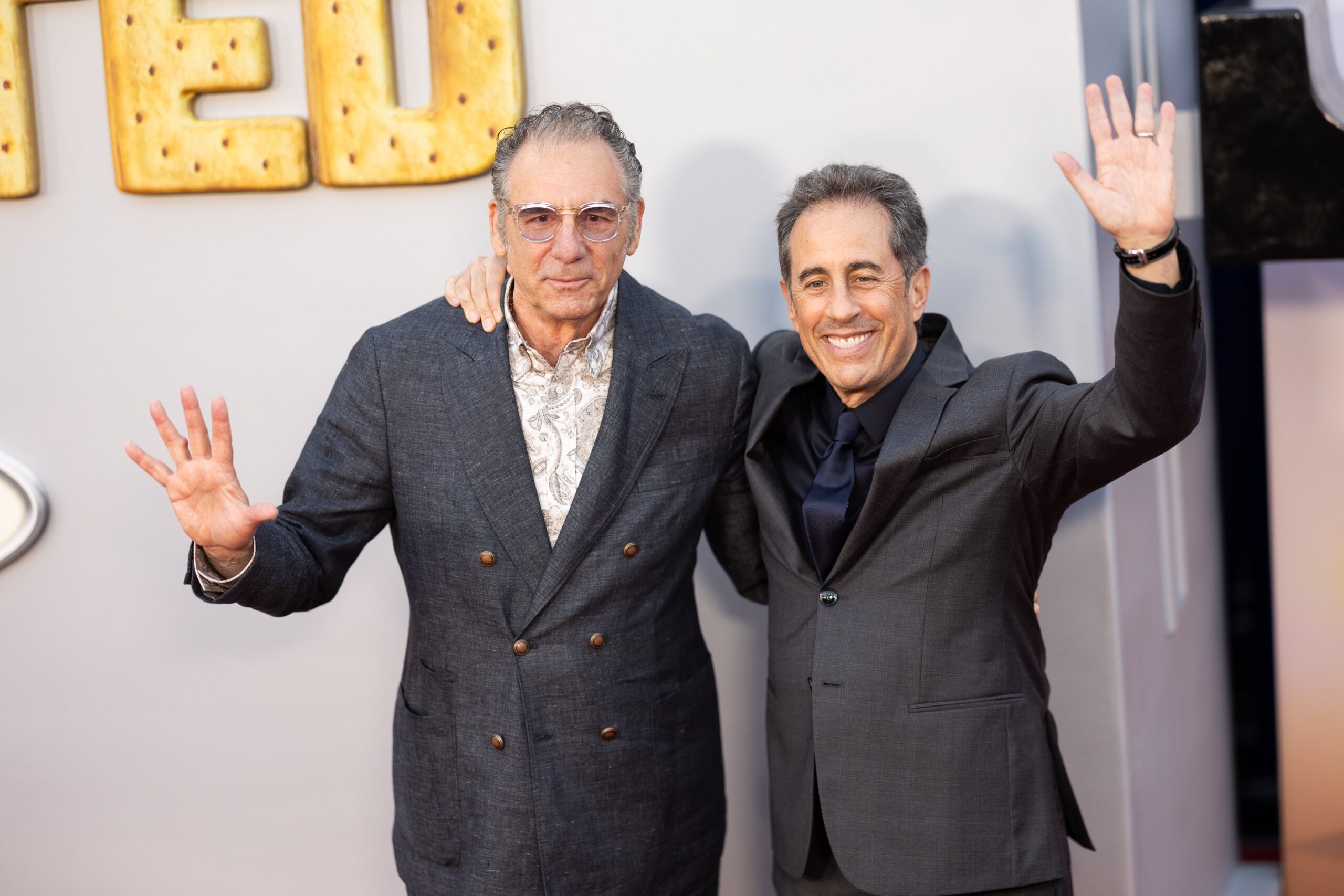 Michael Richards and Jerry Seinfeld attend the Los Angeles Premiere of Netflix’s “UNFROSTED” at The Egyptian Theatre. Photo: Getty Images Matt Winkelmeyer/WireImage