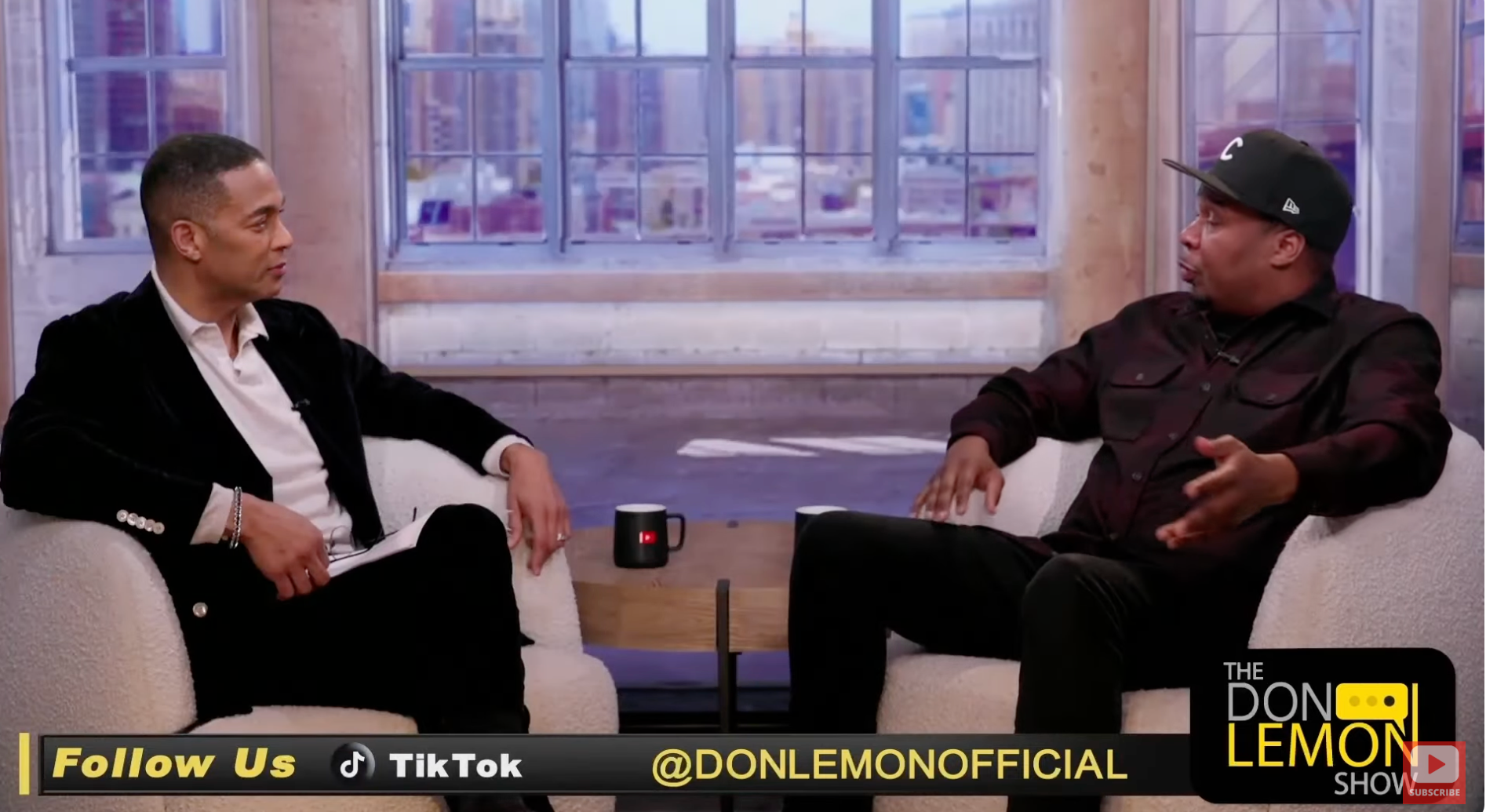 Don Lemon, left: Roy Wood Jr. Photo: Getty Images YouTube/Don Lemon