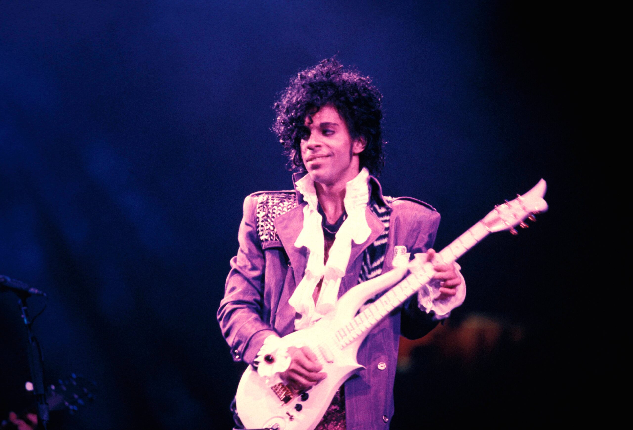 UNITED STATES - SEPTEMBER 13: RITZ CLUB Photo of PRINCE, Prince performing on stage - Purple Rain Tour Photo: Getty Images Richard E. Aaron/Redferns