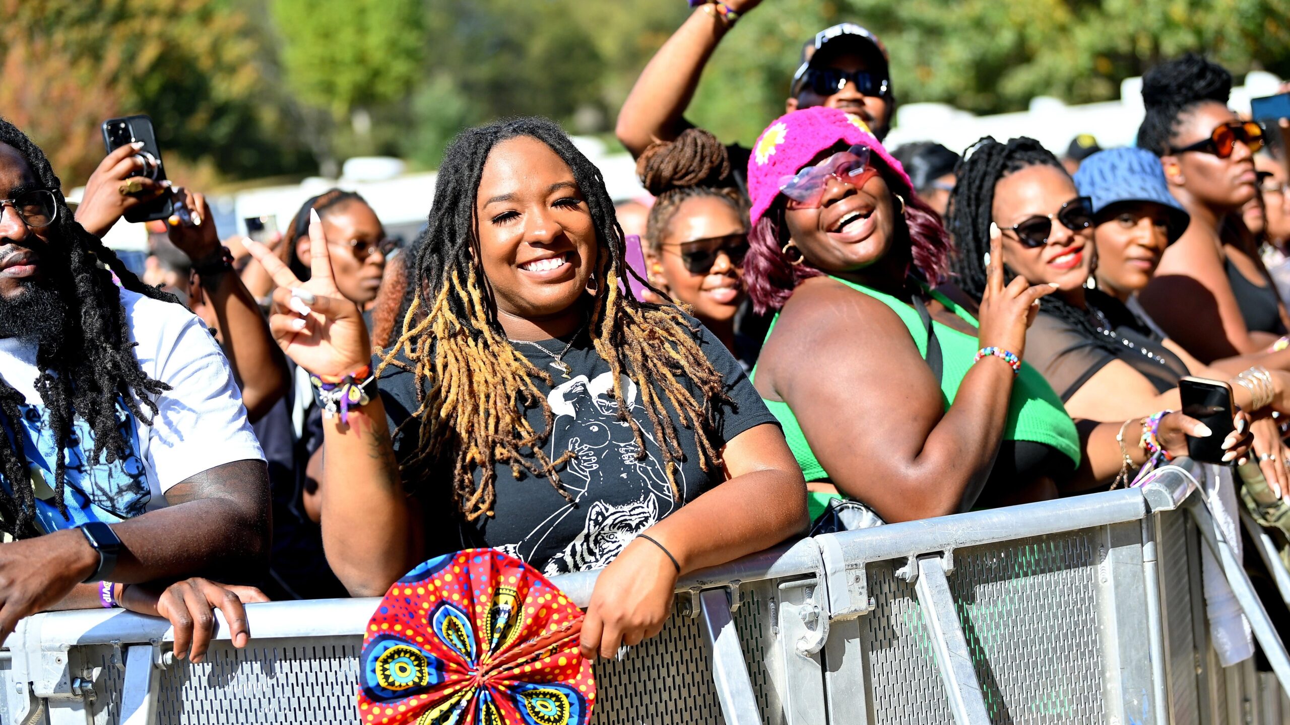 Festival goers attend 2023 ONE MusicFest at Piedmont Park on October 29, 2023 in Atlanta, Georgia. Photo: Getty Images Paras Griffin
