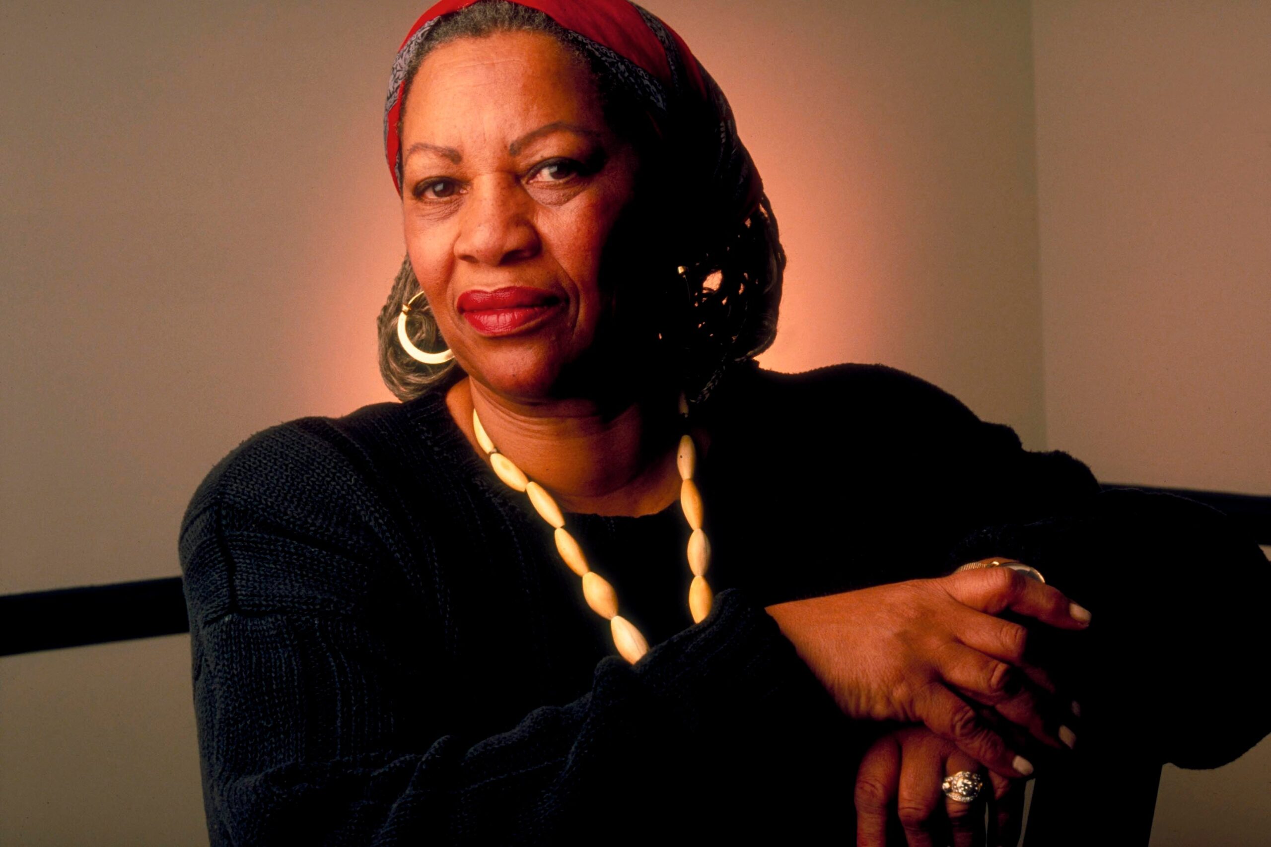 Author Toni Morrison at home. Photo: Getty Images James Keyser