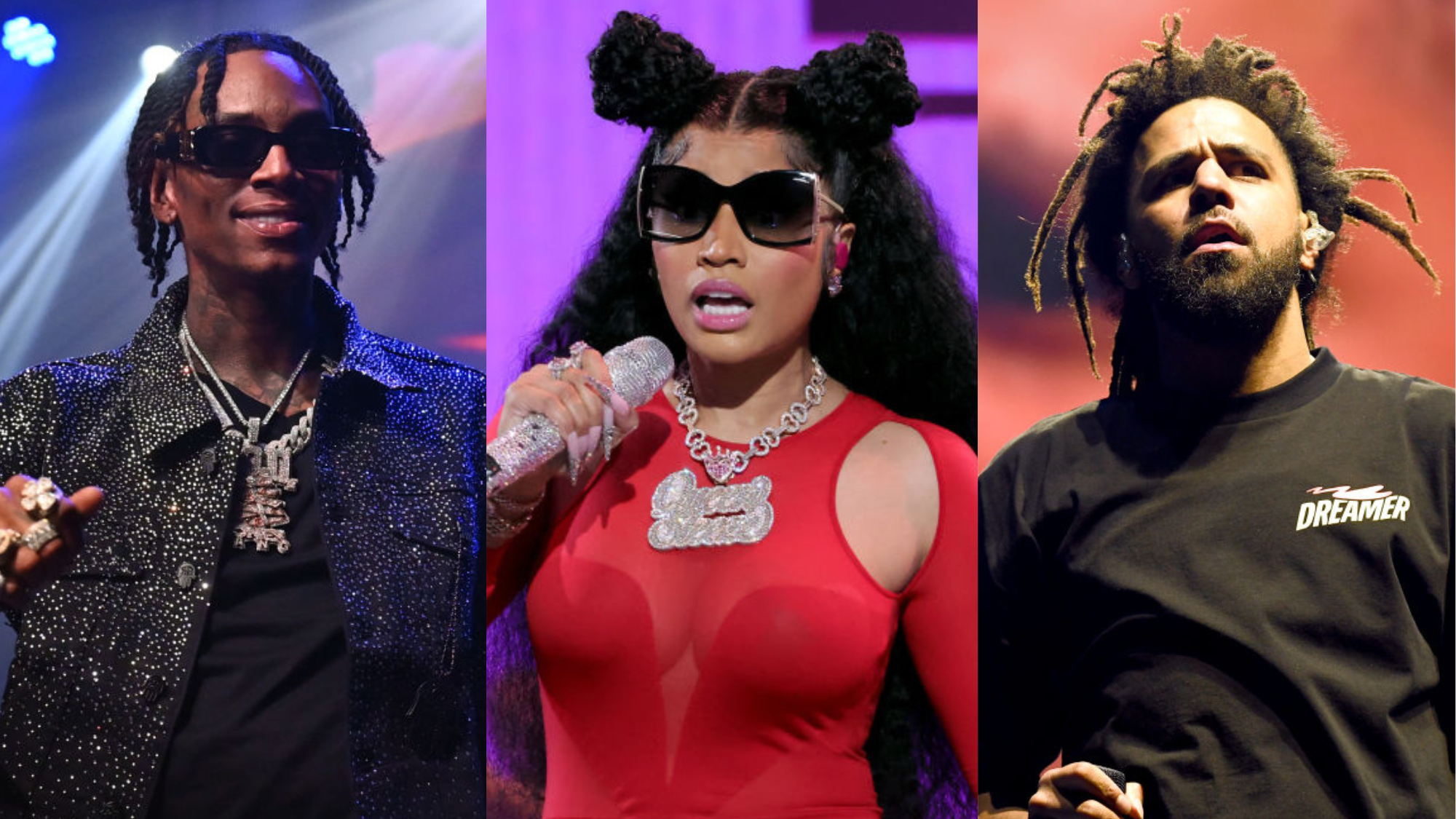 Photo: Getty Images Paras Griffin // Kevin Mazur/Getty Images for MTV // Tim Mosenfelder
