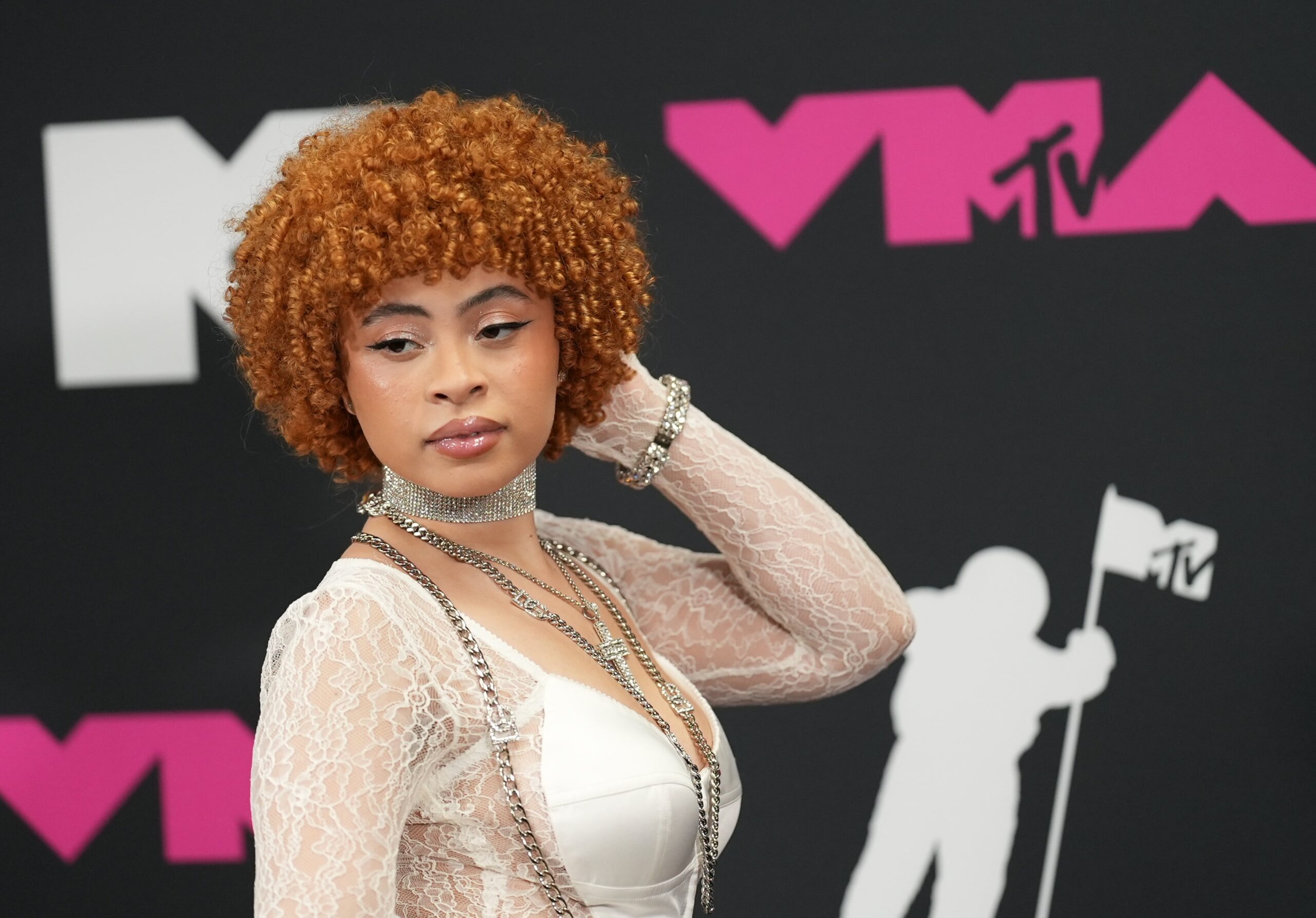 Ice Spice poses in the press room of the MTV Video Music Awards on September 12, 2023 in Newark, New Jersey. Photo: Getty Images John Nacion/WireImage