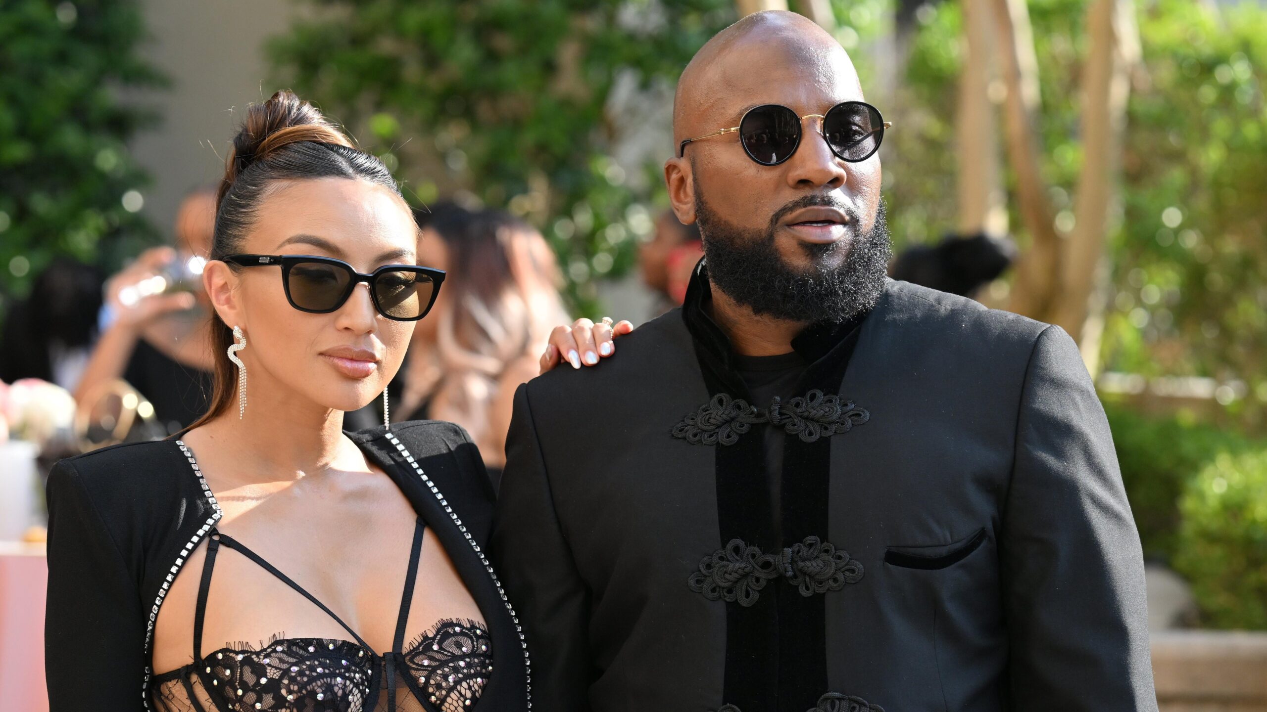 In this image released on June 10, 2023, Jeannie Mai-Jenkins and Jeezy attend the wedding of Pinky Cole and Derrick Hayes at St. Regis Atlanta on June 10, 2023 in Atlanta, Georgia. Photo: Getty Images Paras Griffin