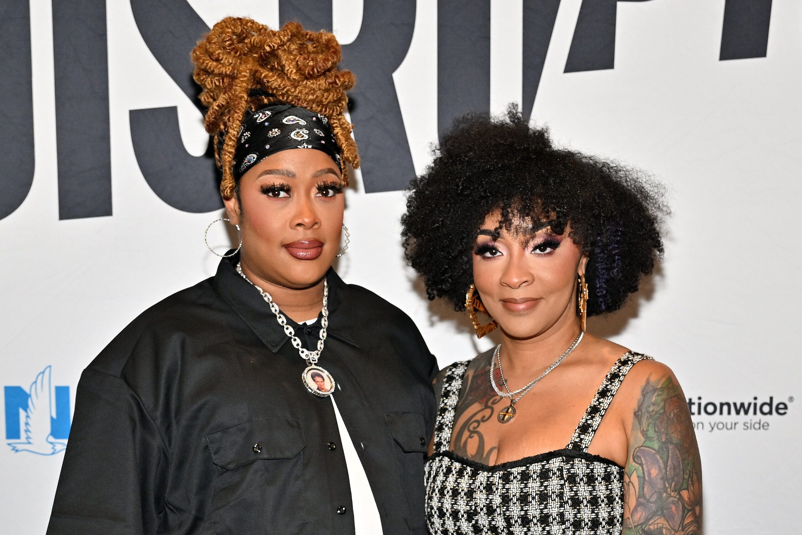 Da Brat and Jesseca Harris-Dupart attend the Black Enterprise Disruptor Summit on June 03, 2023 in Atlanta, Georgia. Photo: Getty Images Derek White