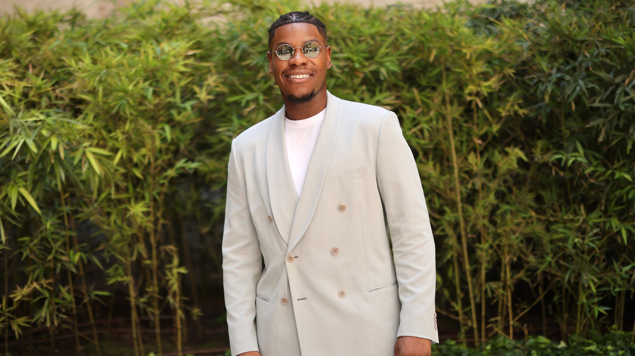 John Boyega at the Giorgio Armani Spring/Summer 2024 fashion show during the Milan Fashion Week on June 19, 2023 in Milan, Italy. Photo: Getty Images Jacopo Raule