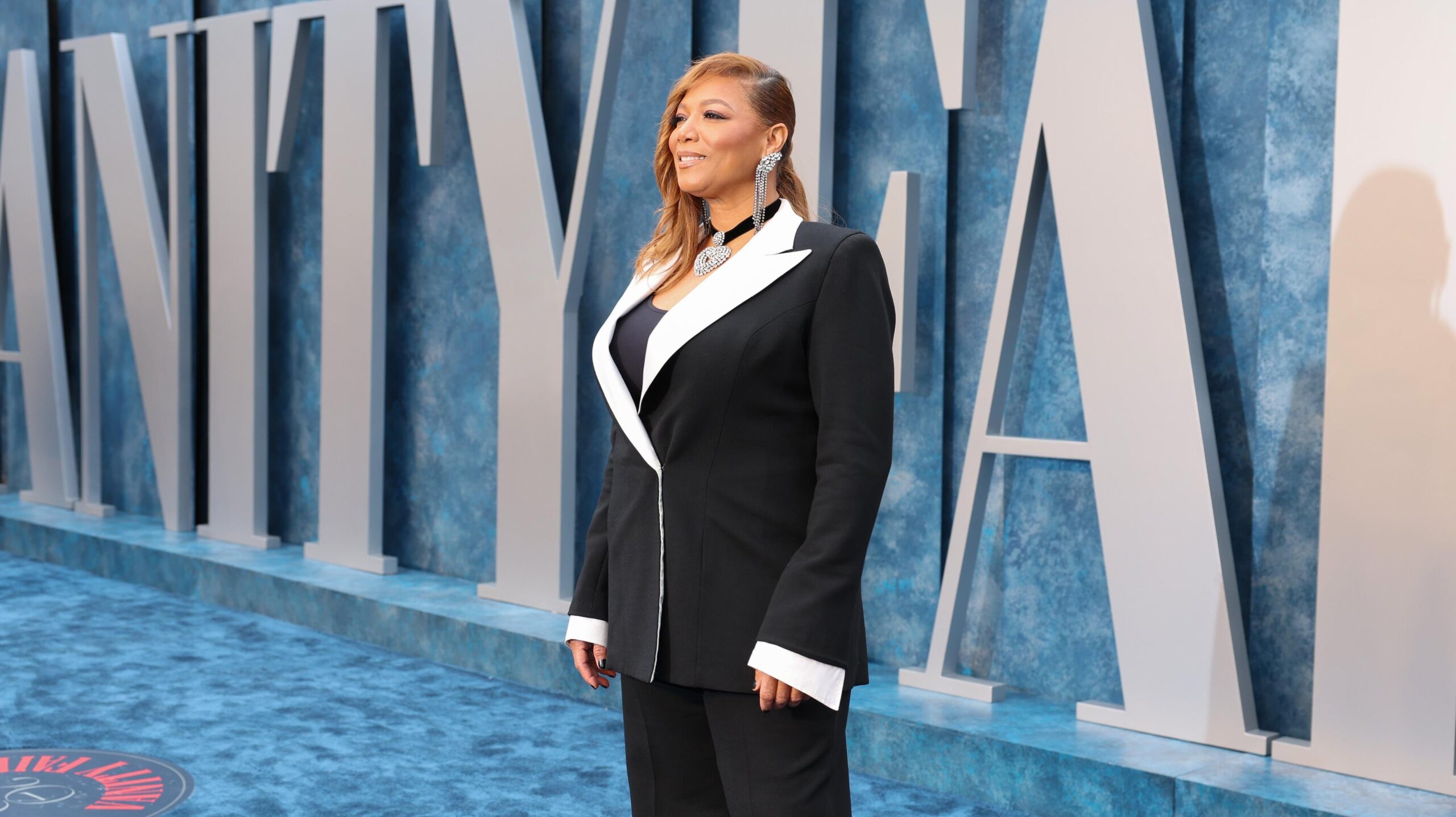 Queen Latifah attends the 2023 Vanity Fair Oscar Party on March 12, 2023 in Beverly Hills, California. Photo: Getty Images Cindy Ord/VF23 for Vanity Fair