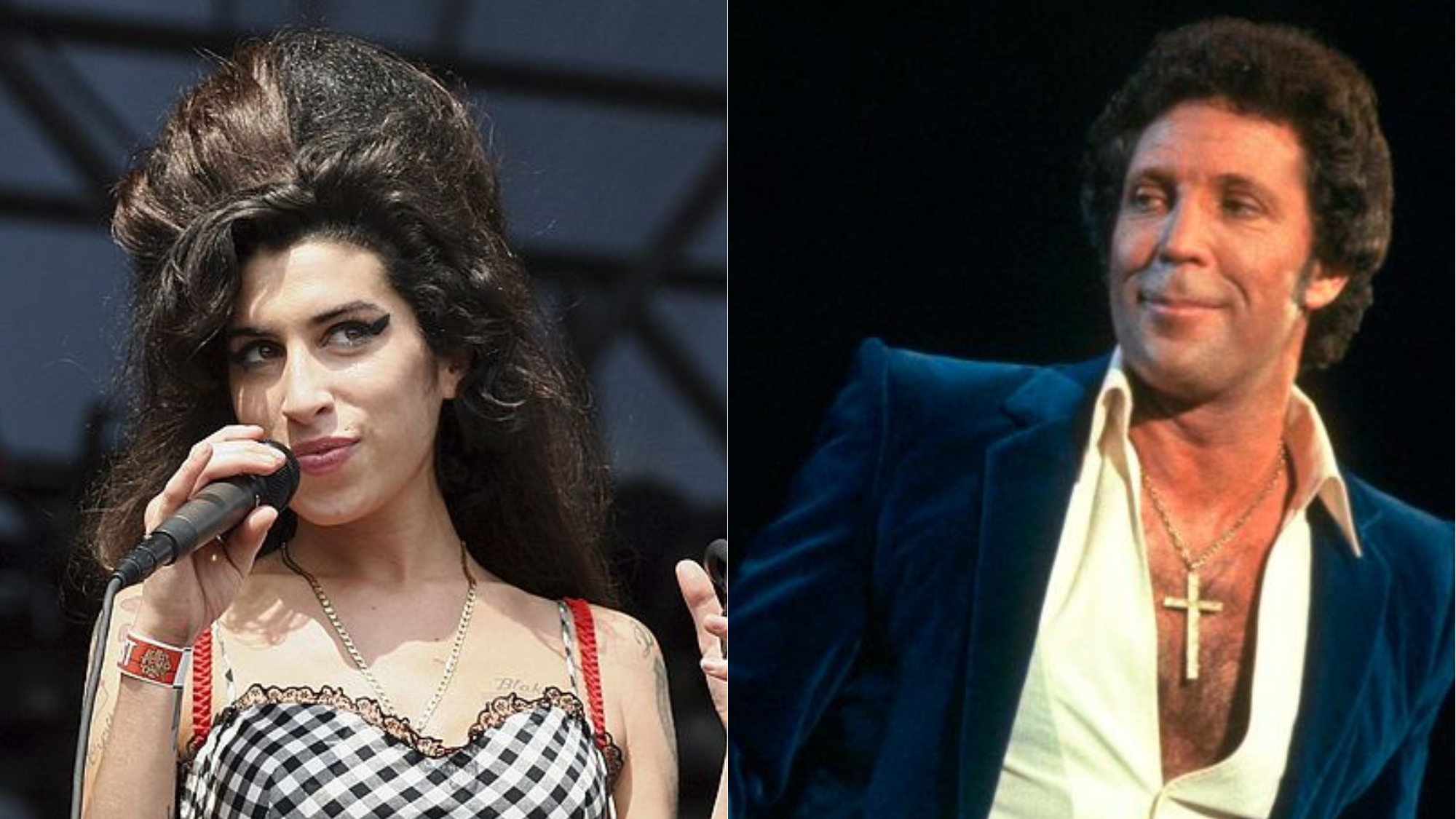 Amy Winehouse and Tom Jones Photo: Getty Images Roger Kisby // TV Times