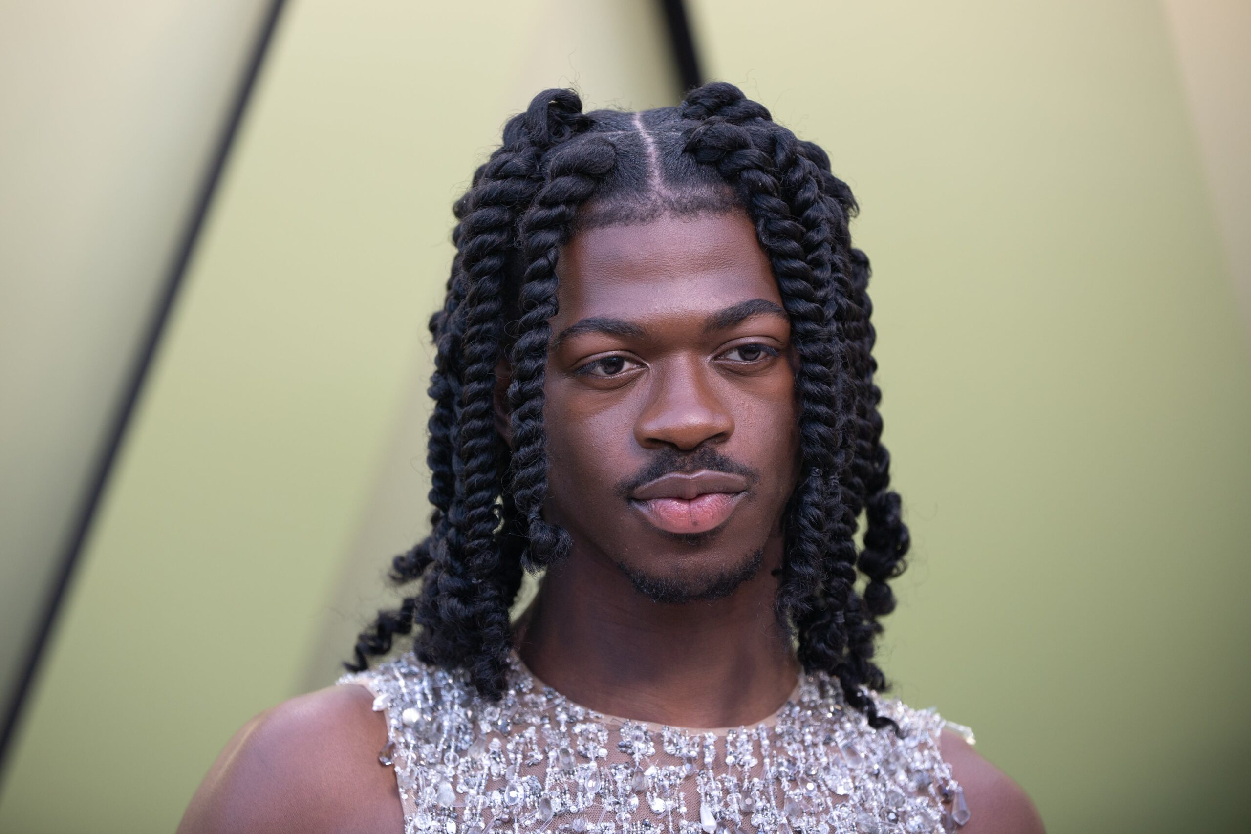 Lil Nas X at the Versace Fall-Winter 2023 Fashion Show on March 09, 2023 in West Hollywood, California. Photo: Getty Images Robert Smith/Patrick McMullan