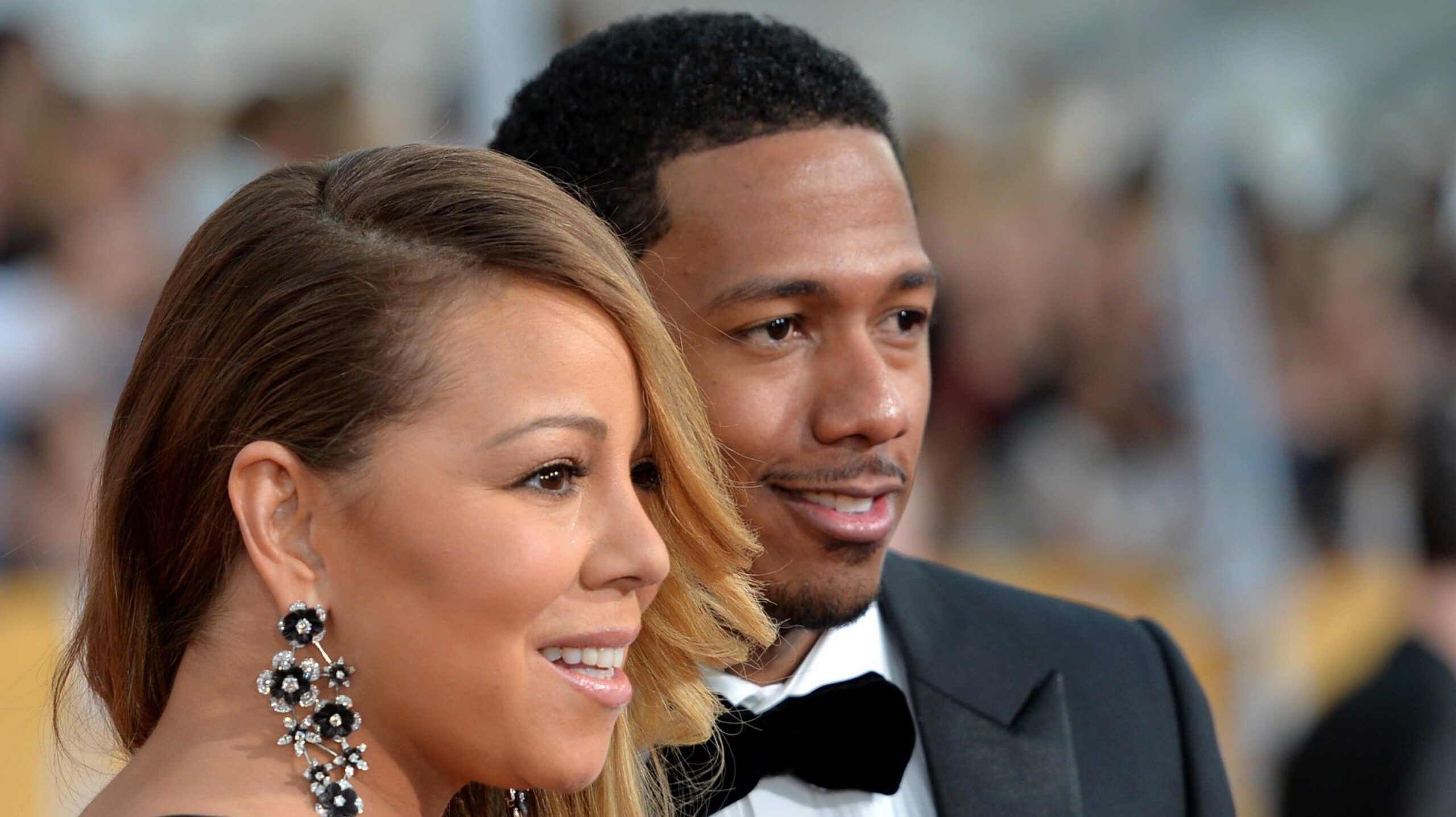 Mariah Carey, left and Nick Cannon at the 20th Annual Screen Actors Guild Awards on January 18, 2014 in Los Angeles, California. Photo: Getty Images Alberto E. Rodriguez