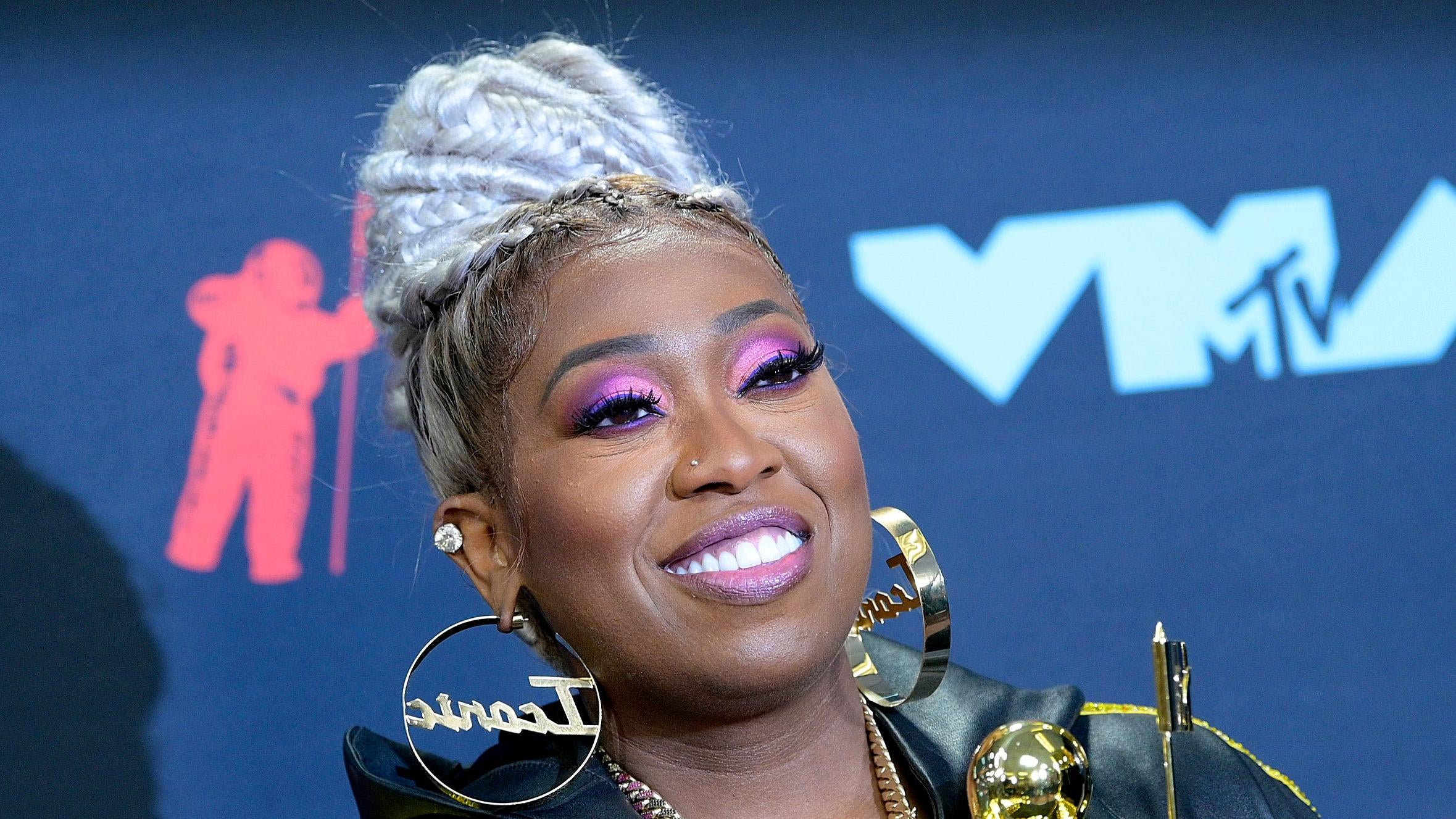 Missy Elliott poses in the Press Room during the 2019 MTV Video Music Awards at Prudential Center on August 26, 2019 in Newark, New Jersey. Photo: Getty Images Roy Rochlin for MTV