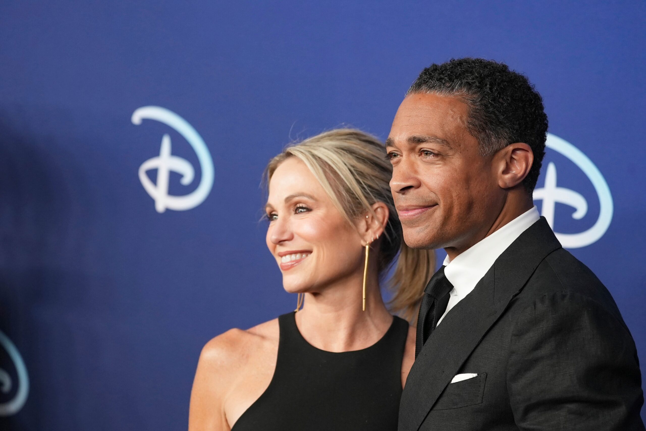 Amy Robach and TJ Holmes at the 2022 ABC Disney Upfront at Basketball City - Pier 36 - South Street on May 17, 2022 in New York City. Photo: AP John Nacion/STAR MAX/IPx