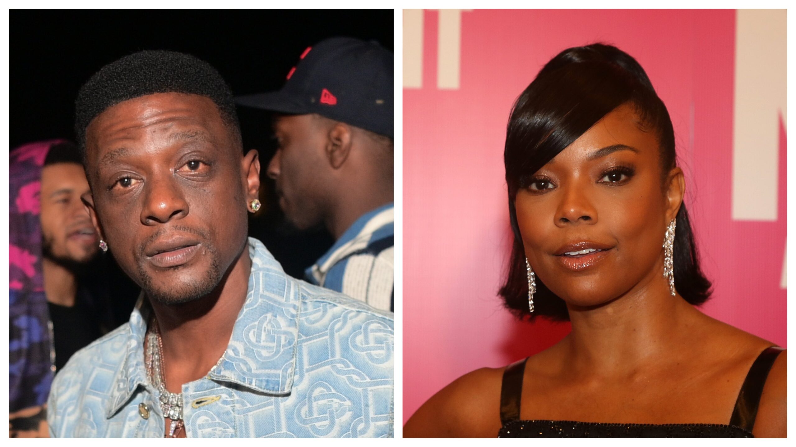 Boosie Badazz, left; Gabrielle Union Photo: Getty Images Prince Williams/Wireimage; Bruce Glikas/WireImage