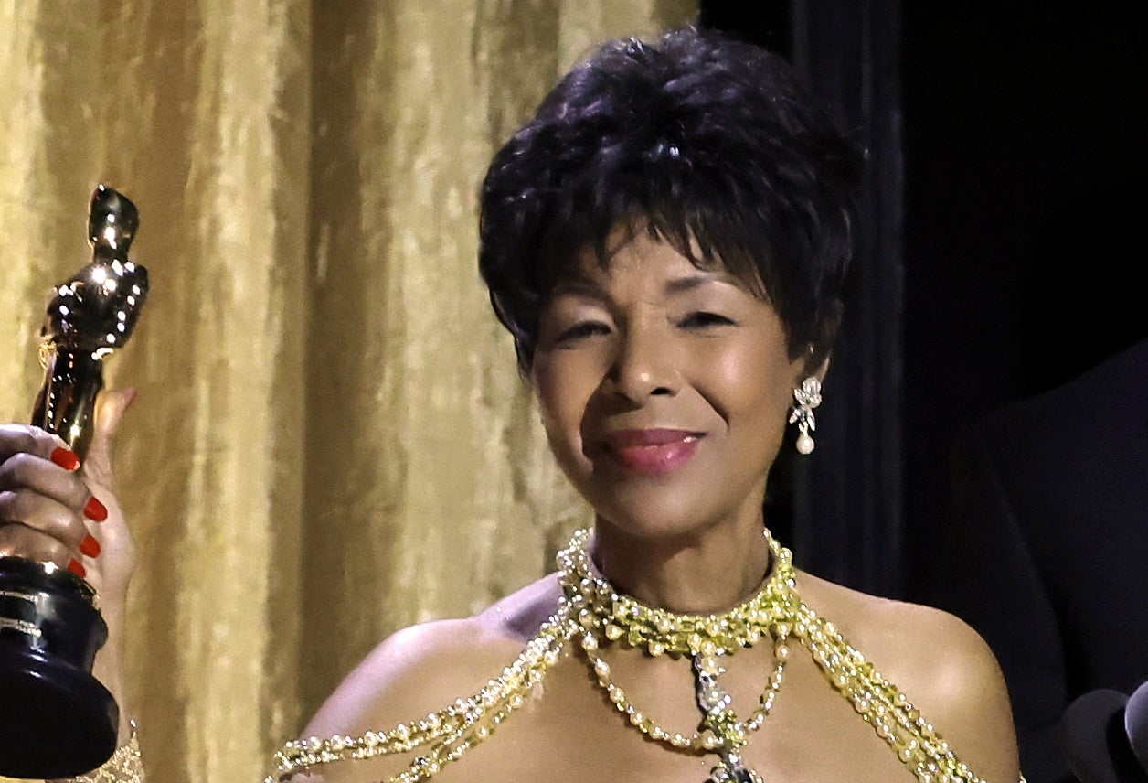 Euzhan Palcy accepts an award onstage during the Academy of Motion Picture Arts and Sciences 13th Governors Awards at Fairmont Century Plaza on November 19, 2022 in Los Angeles, California. (Photo by Kevin Winter/Getty Images) Photo: Getty Images Kevin Winter