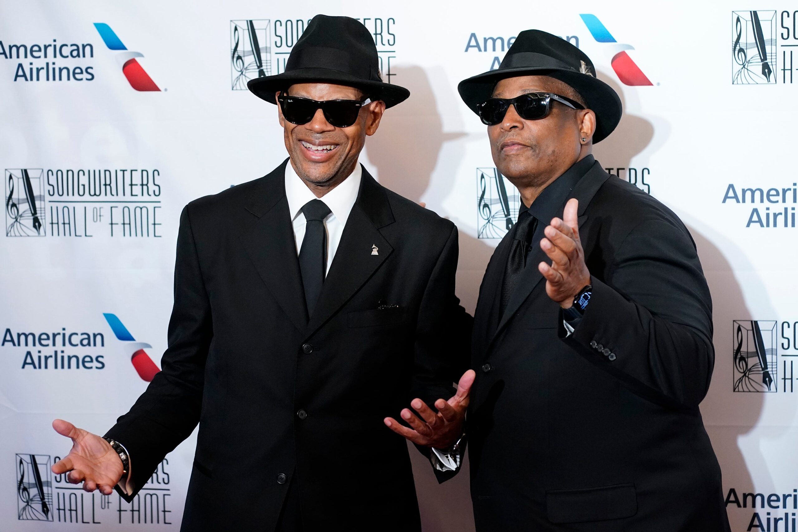 Jimmy Jam, left, and Terry Lewis attend the the 51st annual Songwriters Hall of Fame induction and awards gala at the New York Marriott Marquis Hotel on Thursday, June 16, 2022, in New York. Photo: AP Charles Sykes