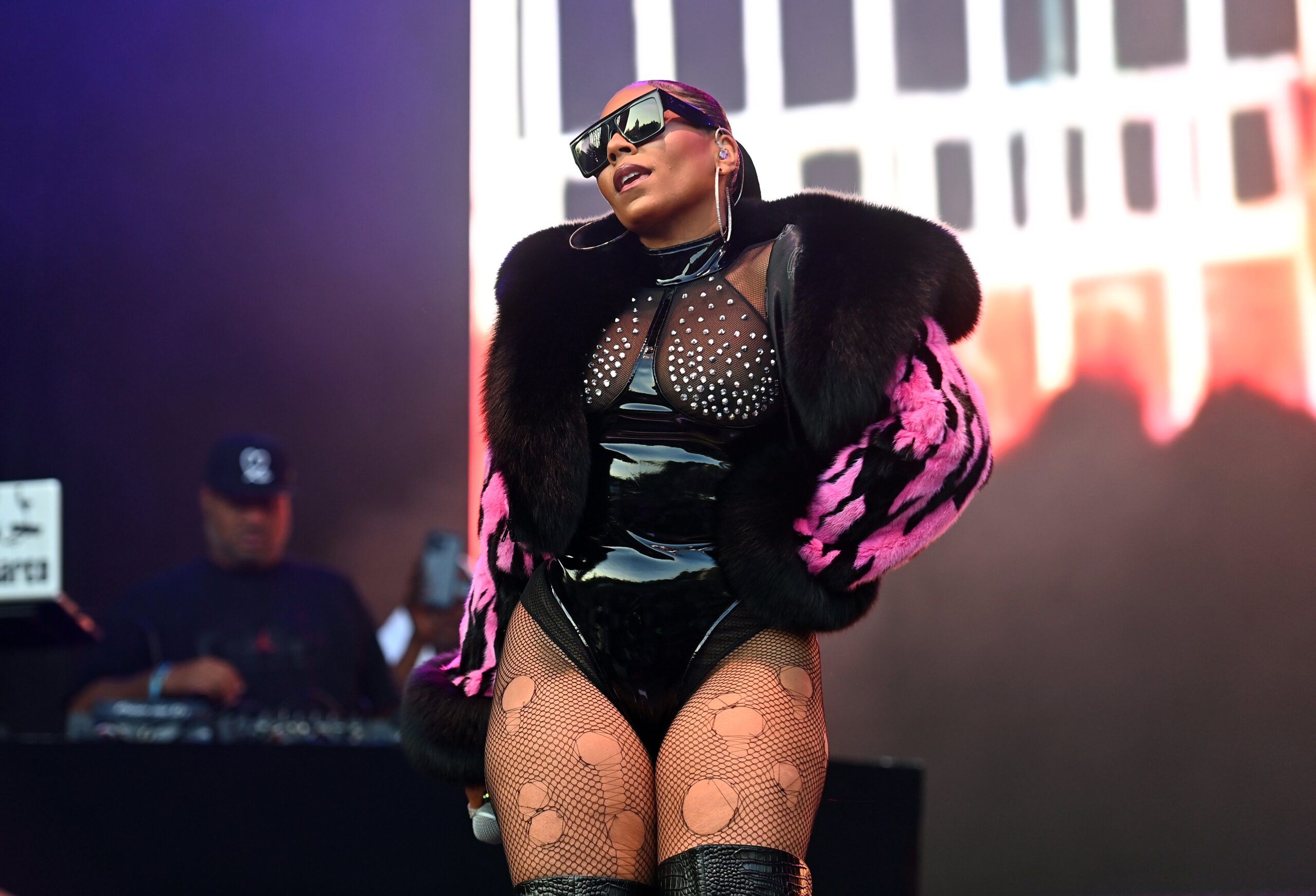 Ashanti performs onstage during Day 2 of the 2022 ONE MusicFest at Central Park on October 09, 2022 in Atlanta, Georgia Photo: Getty Images Paras Griffin